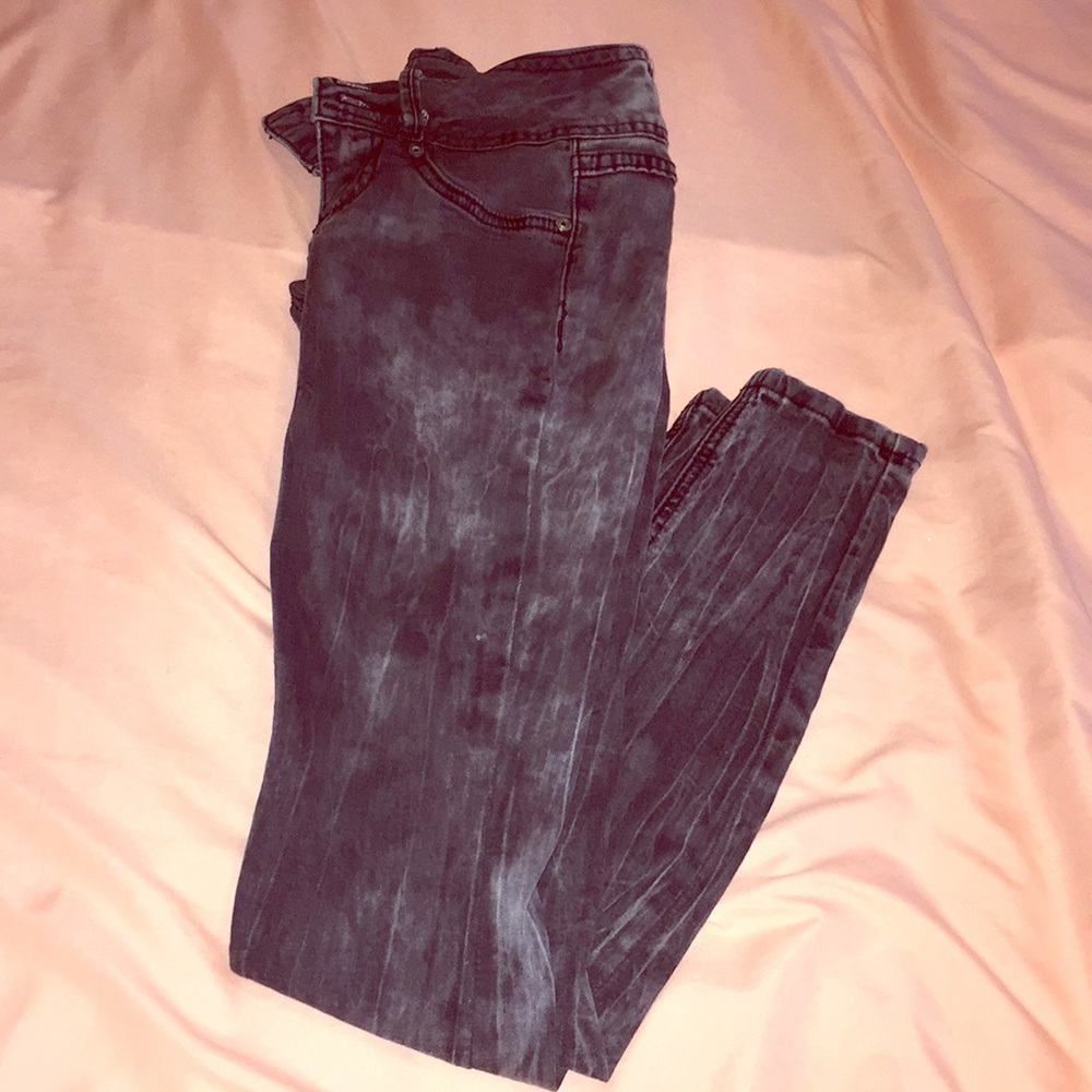 Grey Wash Skinny Jeans
